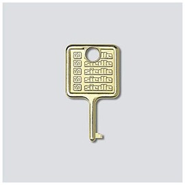 Siedle 210007018-00 Stainless Steel SIED Replacement Key for Information Module IM 511-0