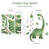 Lotusamber Large Dinosaur Wall Decals for Boys Bedroom Dino Footprint