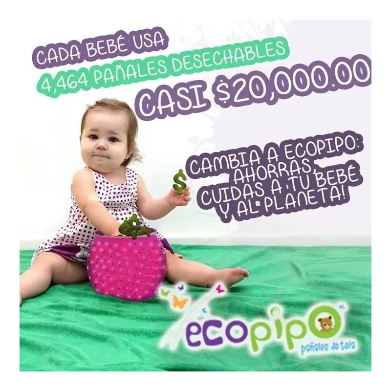 Pañal Nocturno Verde Ecopipo