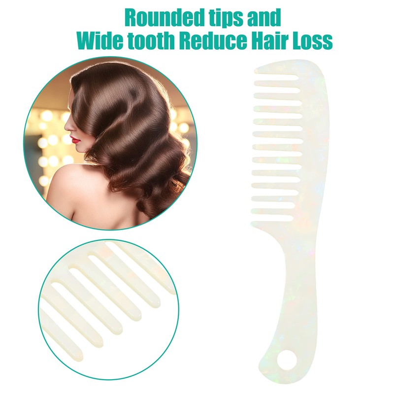 VOCOSTE Hair Comb Wide Teeth Anti-Static Thick Curly Hair Supplies