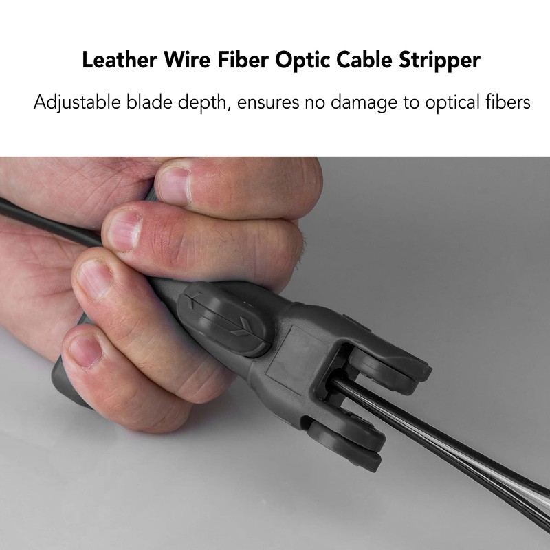 Fiber Optic Cable Stripper Horizontal Cutting Longitudinal Slitting Fiber Stripping