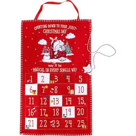 Me to You Tiny Tatty Teddy Hanging Advent Calendar - Baby's First Christmas