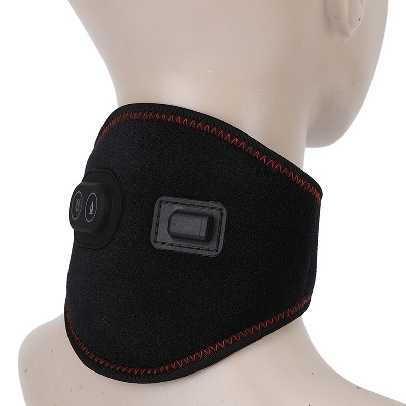 USB Heated Neck Wrap Vibration 3 Gear Temperature Control Electric