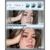 Wispy Lash Clusters 10-12-14MM Short Eyelash Clusters Fluffy Cluster Lashes
