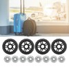 4Pcs Luggage Swivel Wheels Low Noise Sturdy Lightweight Heat Insulation