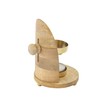 Maha Incense Burner - Handmade from Mango Wood & Brass,