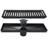 Neodrain Linear Shower Drain with Removable Grate, 12 Inch Shiny