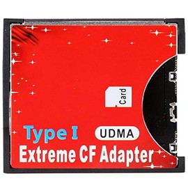 Adaptador de Tarjeta SD CF, Tarjeta de Memoria WiFi a Lector de Tarjetas Compact Flash,Compatible con la Mayoría de la Tarjeta de Memoria WiFi Convenc