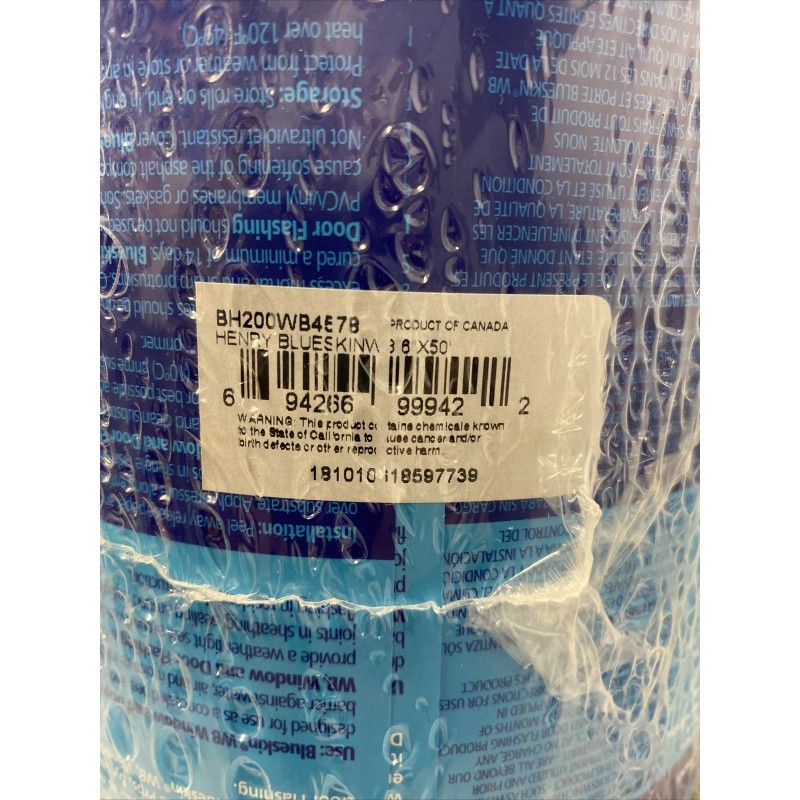 Henry BH200WB4578 Blueskin Weather Barrier Self-Adhesive Waterproofing Membrane