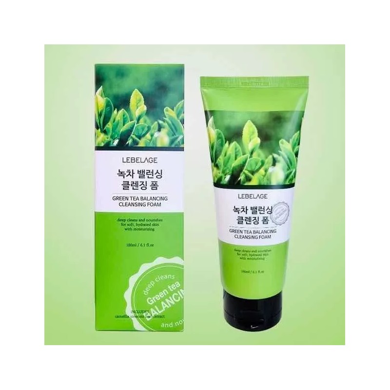 Bidameun Jabon Espuma Limpiadora De Te Verde Para Rostro Y