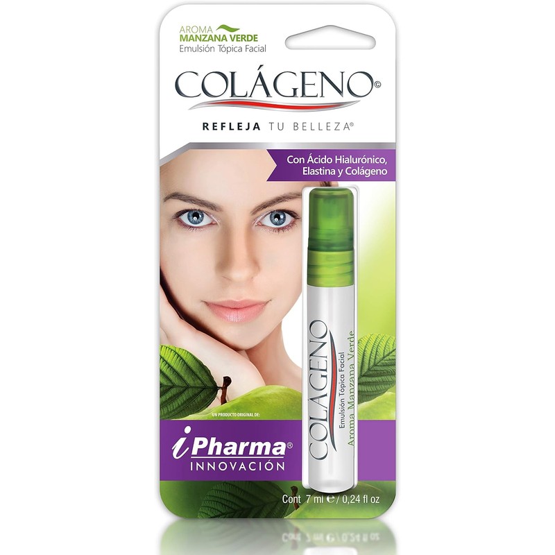 Colágeno Emulsión Tópica Facial Aroma Manzana 7 ml