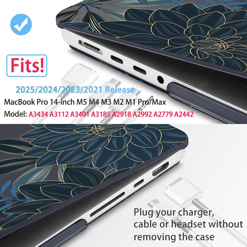 Mektron Case for M5 MacBook Pro 14 inch 2025 Model