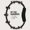 Meinl TMT1BK Hand Tambourine and Steel Jingles - Black