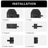 Rhinowalk Bicycle Saddle Bag for Repair Tool Folding Bag Bicycle