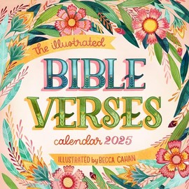Illustrated Bible Verses Wall Calendar 2025: Timeless Wise Words of the Bible