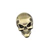 A ABSOPRO Skeleton Skull Bone Style Car Emblem Badge 3D