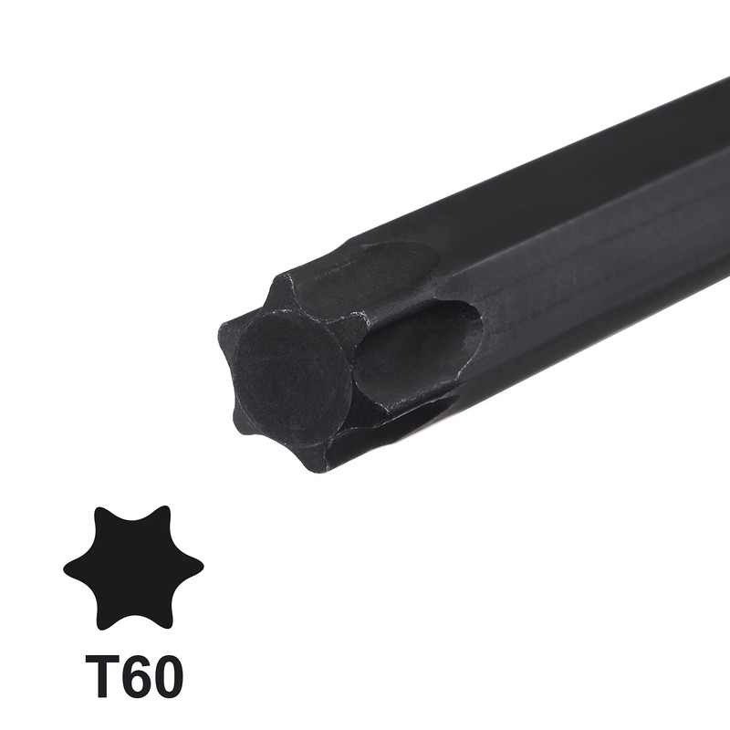 uxcell 1/2" Drive x T60 Torx Bit Socket, S2 Steel