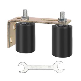 Gate Roller Guide,Sliding Gate Hardware with L-Sliding Gate Brackets,Sliding Gate Kit,2-3/4" Universal Adjustable Heavy Duty Sliding Gate Rollers,Rolling Gate Hardware Kit