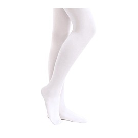 Stelle Girls' Ultra Soft Pro Dance Tight/Ballet Footed Tight(Toddler/Little Kid/Big Kid),WT,L