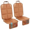 Car Seat Protector 2-Pack, Thick Padding Cushion (Dark Brown)