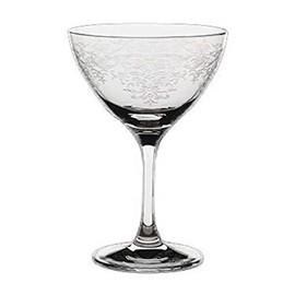 RONA Steelite Vintage Lace Martini/Cocktail Glasses, Set of 6