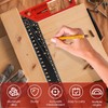 GREBSTK Multi Angle Measuring Ruler, Combination Framing Carpenter Square, Adjustable