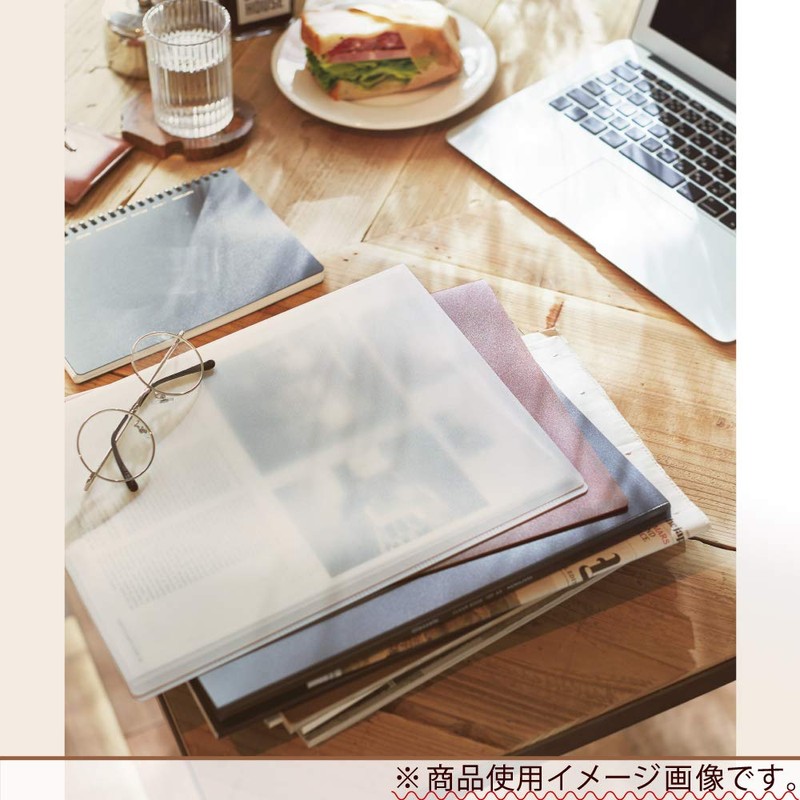 Kokuyo La-GL720P File Clear Book, Glassel Replacement Paper, A4, Maximum