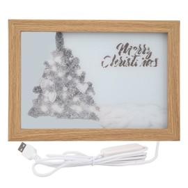 Lighting Painting Decoration USB Christmas Light Up Painting Creative Ornaments LED Glowing Paiting Frame A5
