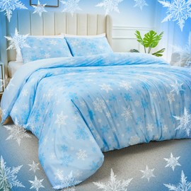 YIYEA Cooling Duvet Cover for Hot Sleepers & Night Sweats - Double Sided Arc-Chill Q-Max>0.5 Cool Summer Duvet Cover Queen Size - Silky Soft, Thin, Breathable, and Quickly Cool Down - 3PC