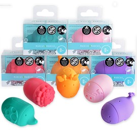 Mould Free Bath Toys by Marcus & Marcus, All Five Characters - 5 Pack
