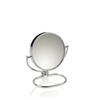 Kela Standspiegel, Franca, 1-/10-fach Vergrößerung, Ø 9 cm, Metall, 20640