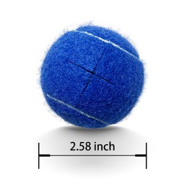 HPWFHPLF Precut Tennis Balls for Walkers, 4 PCS Heavy Duty Long Lasting Glide Balls - Precut for Easy Installation, Universal Felt Pads for Walker Legs & Furniture, Floor Protectors (Navy)