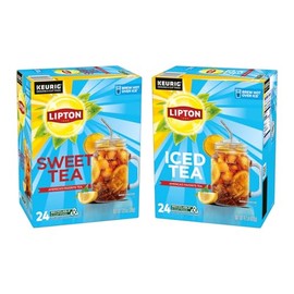 Lipton Iced Tea K-Cup Pods, Sweet Tea & Unsweetened Tea 24 CT (1ea) (Variety Pack)