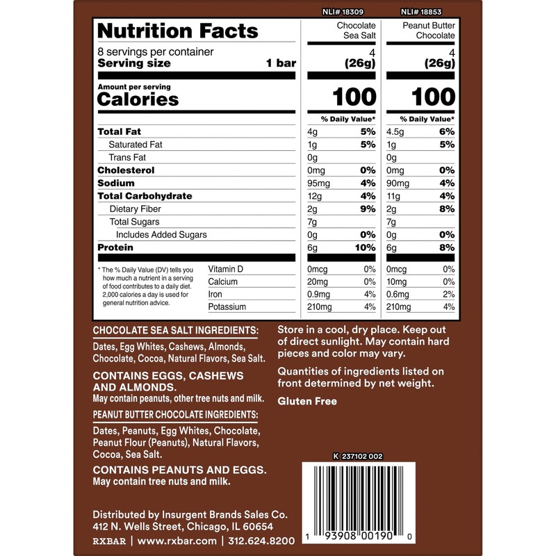 RXBAR Minis Protein Bars, Protein Snack, Snack Bars, Variety Pack,