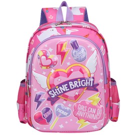 Hovkib Backpack Girls Children's Backpack Nursery School Bag Preschool Bag Toddler Baby Backpack School Backpack School Bag Preschool Daypack 2-6 Years Gift, Pink heart, School backpack