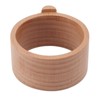 Disposable Aluminum Foils Lids Coffee Capsule Cups with Wooden Stand