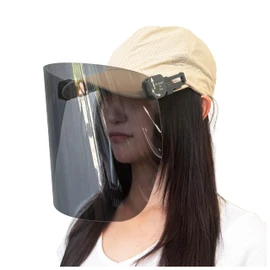 [KIKAKUBU] SunCap+Add Sun Visor for Cap Attachment (JP, Alphabet, Free Size, Black)
