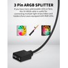 upHere ARGB Splitter Cable, 5V 3 Pin Addressable RGB Extension