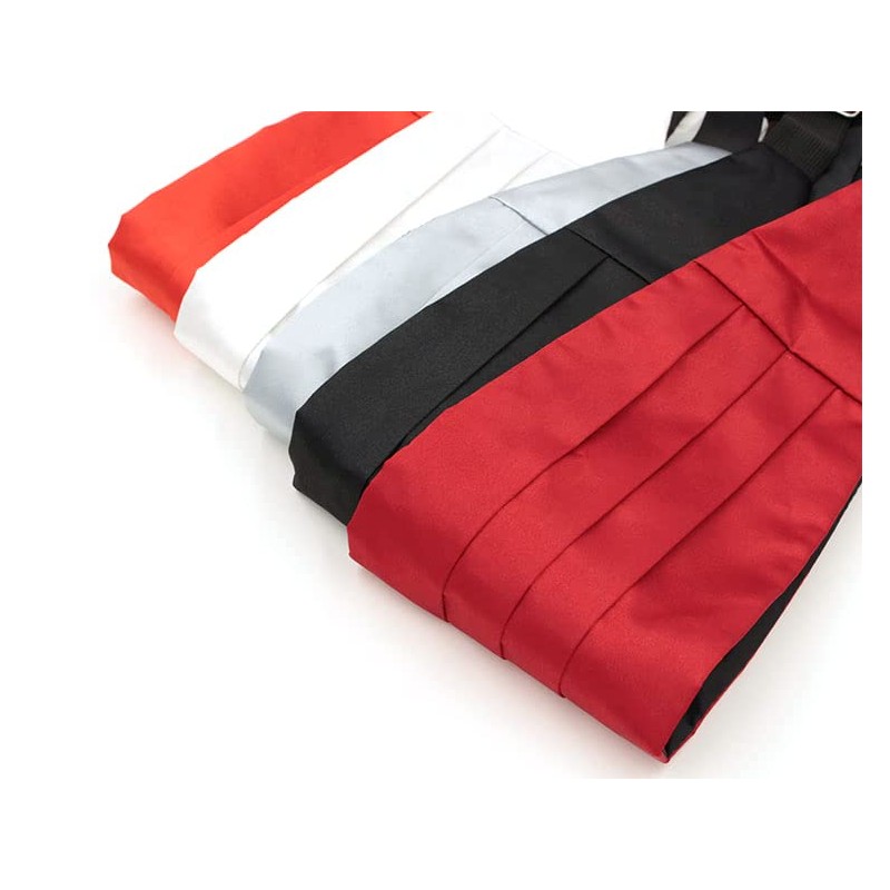 NECOTIA 3-Piece Tie Set (Cummerbund, Bow Tie, Pocket Square), Suitable