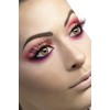 Smiffys Wimpern enthält Kleber, Rosa und Schwarz