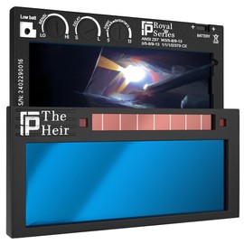 The Heir | Shade 5-13 2x4 1/4 Adjustable HD Auto Darkening Welding Lens, HD Welding Lens, True Color Blue Welding Lens, Adjustable Welding Lens, For Standard Welding Hoods