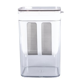 Yogurt Filter Strainer, Efficient Yogurt Filtration, AS PET Stainless Steel, 1100ml Large Capacity Whey Separation Tool Cheese Moisture Seperator for Home