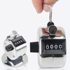 LIYANHU 2 PCS Counter, Tally Counter, 4-Digit Clicker Counter, Metal