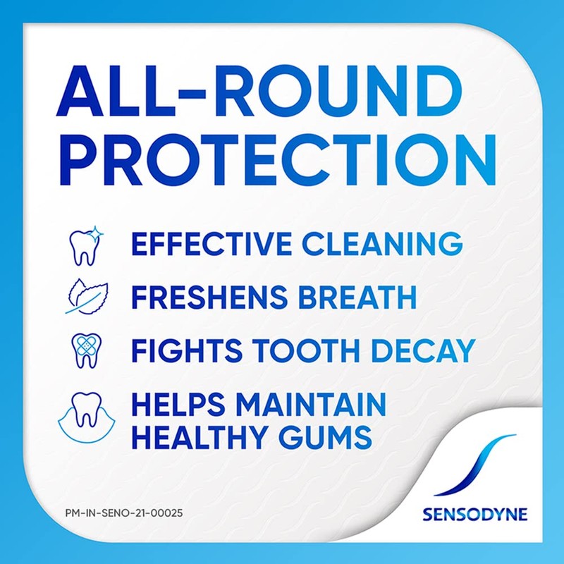 Sensodyne Fresh Mint Sensitivity Toothpaste for Sensitive Teeth and Fresh