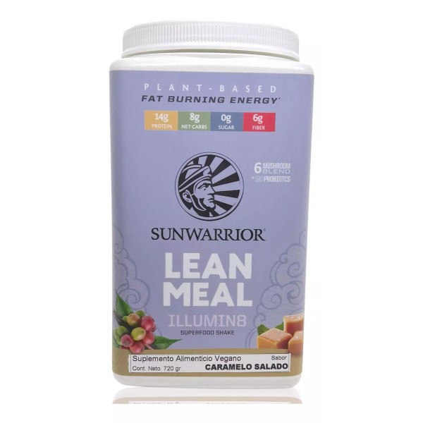 Sunwarrior Lean Meal Illumin8 Caramelo 720 G Sunwarrior Keto Vegana