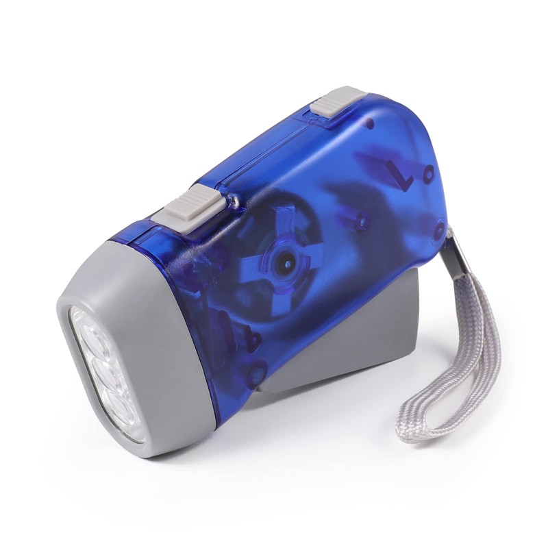 BFVV Hand Crank Emergency Flashlight, Squeeze Wind-up Flashlight for Kids