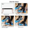 Daiilg 6pcs Adjustable Pedal Straps for Ellipse Leg Exerciser Machine,