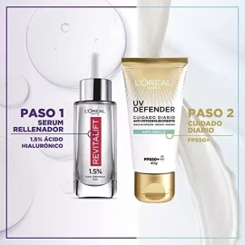 L'Oréal Paris Ácido Hialuronico Revitalift Y Bloqueador Anti-brilo L´oreal