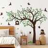 Large Tree Wall Stickers Famliy Trees Wall Decals with Green