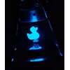 4PCS Rubber Duck Valve Stem Caps (Glow Blue)